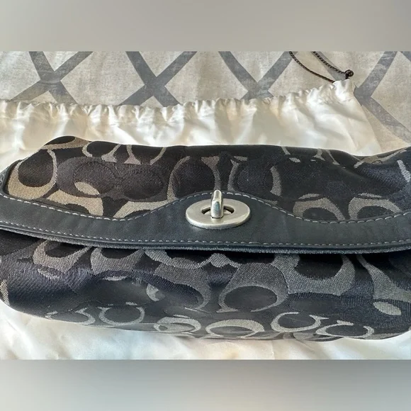 Coach Black Monogram Purse - Picture 7 of 7